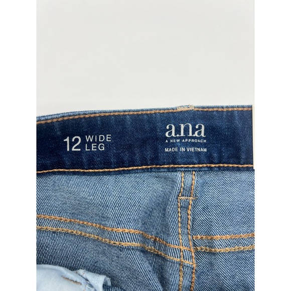 A.N.A, Flare Leg Denim Jeans Size 12 NWT - Picture 4 of 6